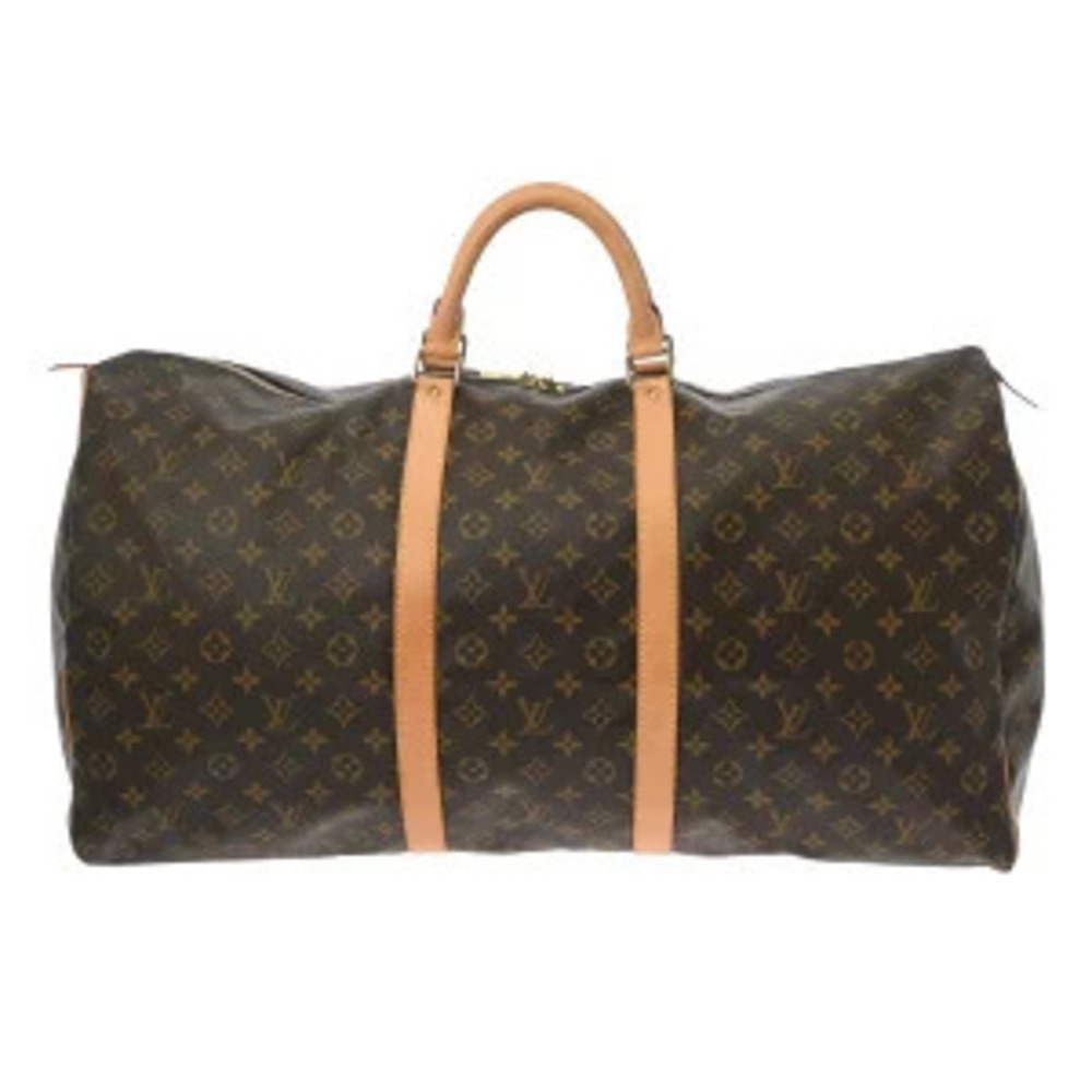 Louis Vuitton Monogram Keepall Brown Canvas Boston Bag